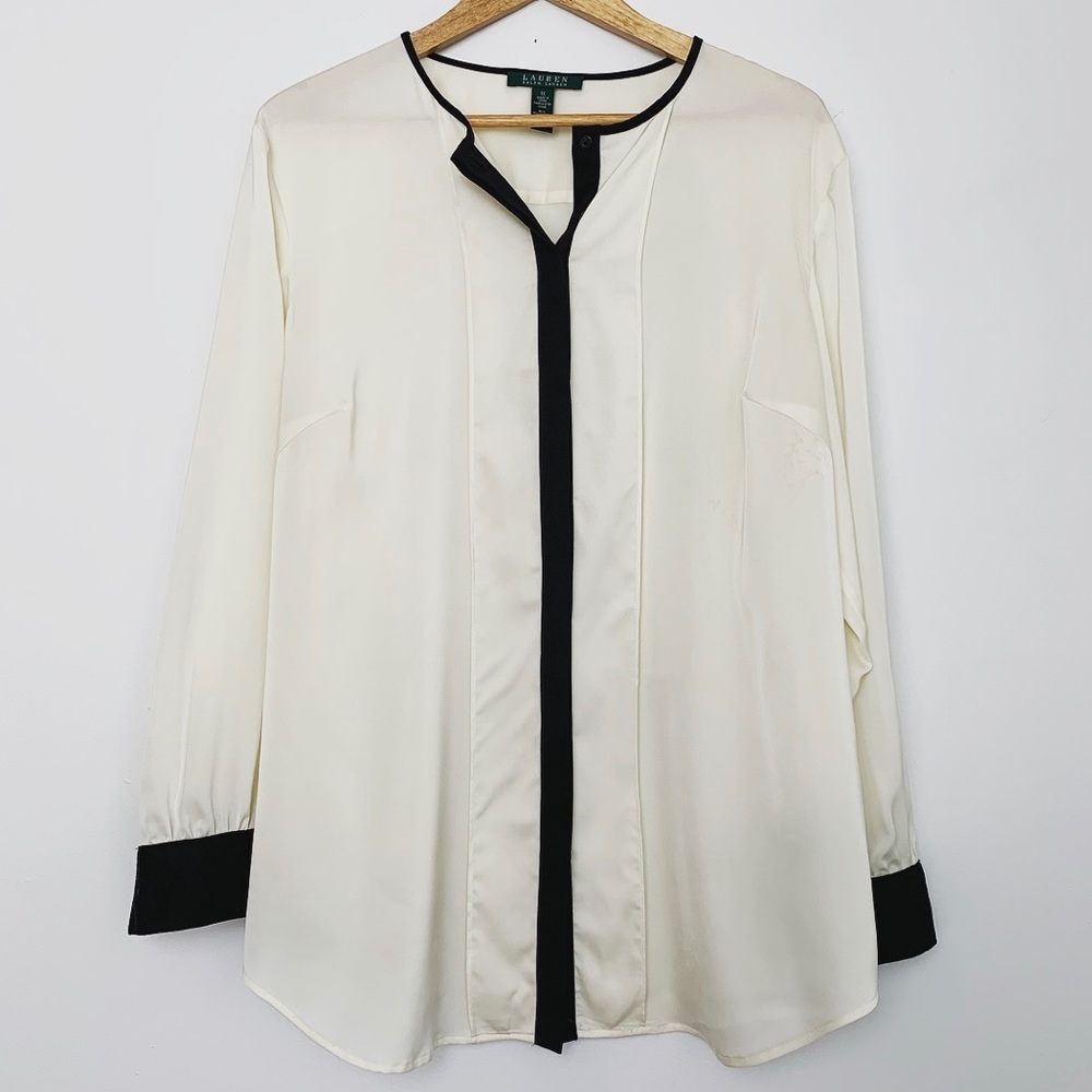 FINAL SALE Ralph Lauren Silk Shirt